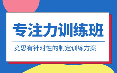 广州竞思儿童专注力训练