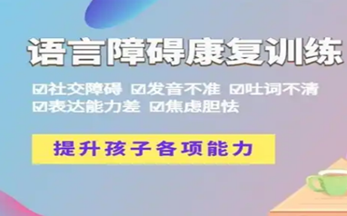 合肥语言康复训练