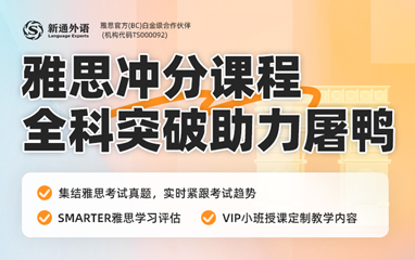 新通雅思冲分