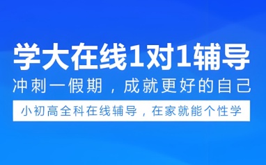 哈尔滨学大教育高中在线辅导1对1