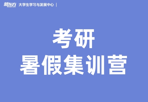 郑州新东方考研暑假集训营