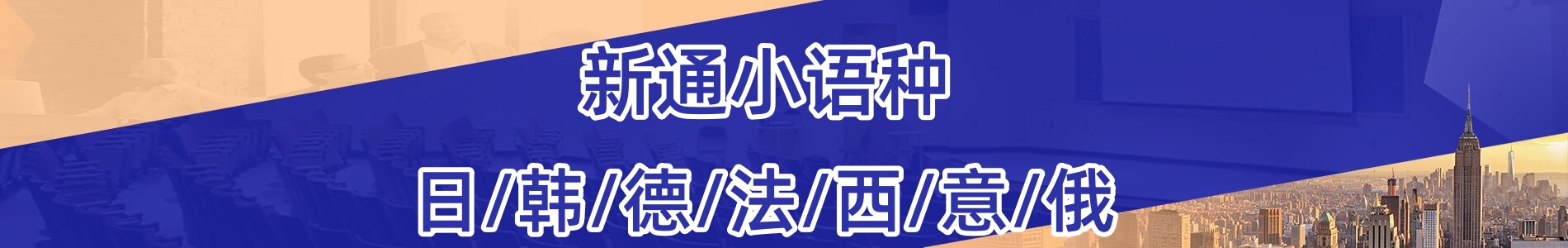 新通小语种
